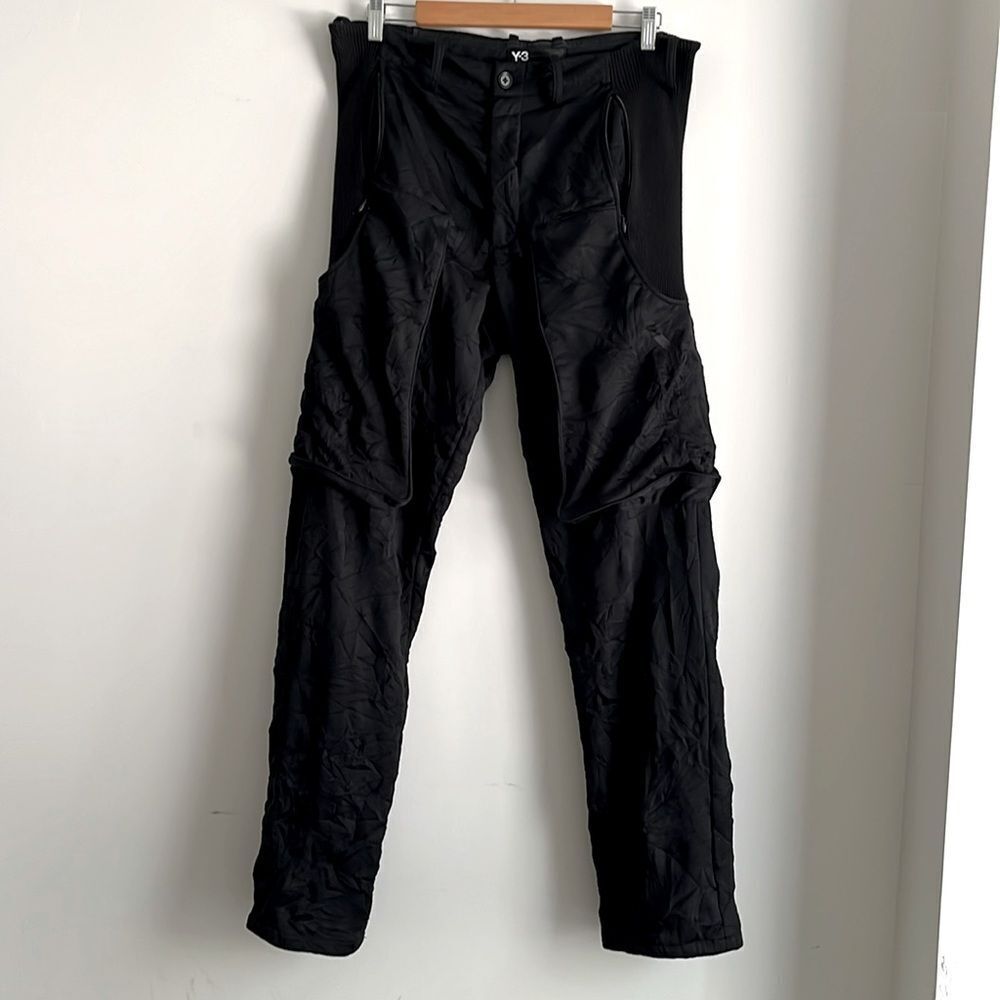 Adidas x Yohji Yamamoto Y-3 Crinkle Cargo Pants